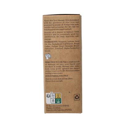 Vanan Aloe vera massage oil 90 Milliliter
