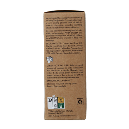 Vanan Manjistha massage oil 90 Milliliter