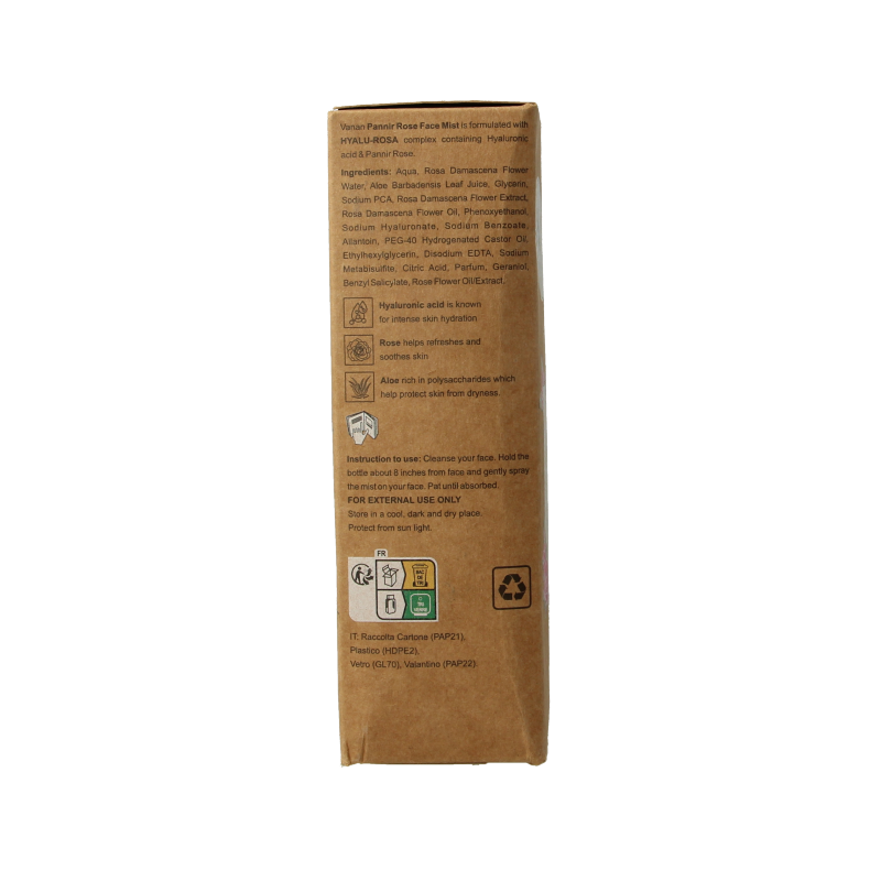 Vanan Pannir rose face mist 100 Milliliter