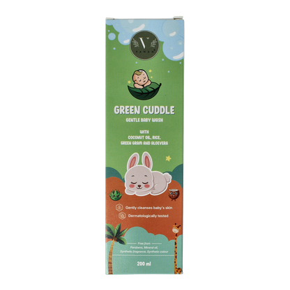 Vanan Green cuddle baby wash gentle 200.00 Milliliter