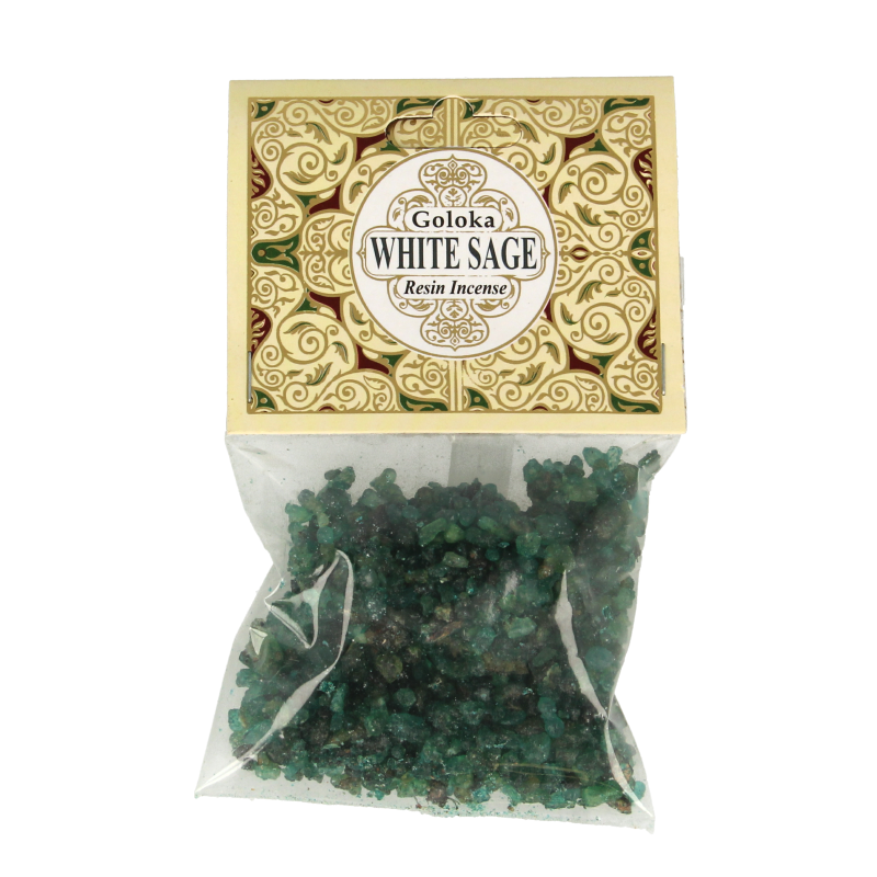 Goloka Resin incense white sage 30 Gram