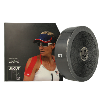 KT Tape Jumbo original roll 38 meter zwart uncut 1 Stuks