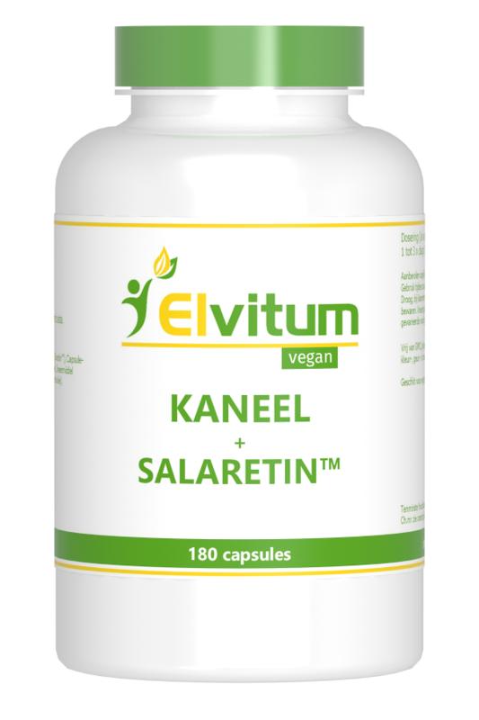Elvitum  Kaneel met salaretin 180 Vegetarische capsules