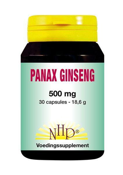 NHP Panax ginseng 500mg 30 Capsules