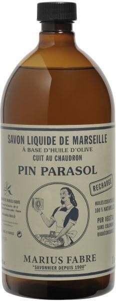 Marius Fabre Nature Marseille zeep pin parasol navul 1 Liter