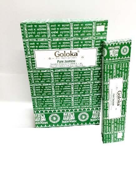 Goloka Wierook pure jasmin 15 Gram
