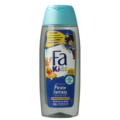 FA Kids douche & shampoo piraat 250 Milliliter