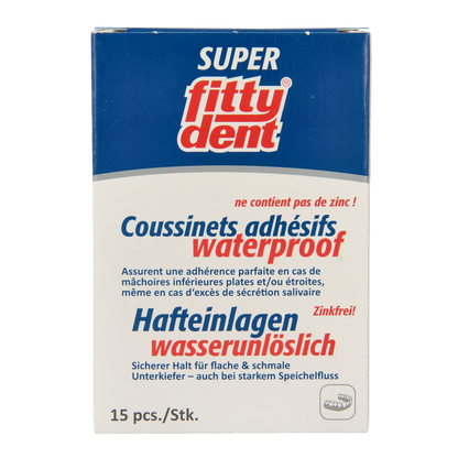 Fittydent Kleefstrips voor onderprothesen 15 Stuks