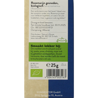Sonnentor Rozemarijn bio 25 Gram