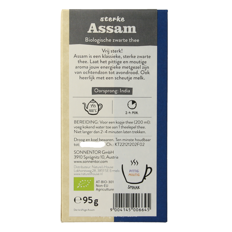 Sonnentor Engelse zwarte thee los bio 95 Gram