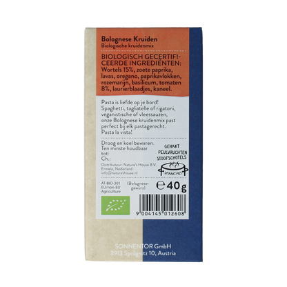 Sonnentor Bolognese kruiden bio 40.00 Gram