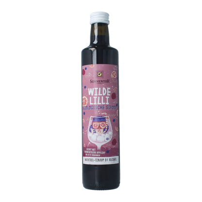 Sonnentor Wilde lilli mocktail siroop alcoholvrij bio 500 Milliliter