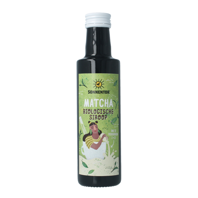 Sonnentor Matcha siroop bio 250 Milliliter