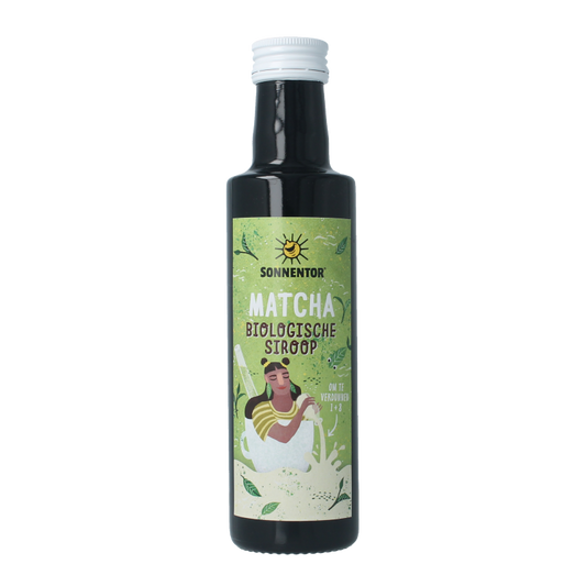 Sonnentor Matcha siroop bio 250 Milliliter