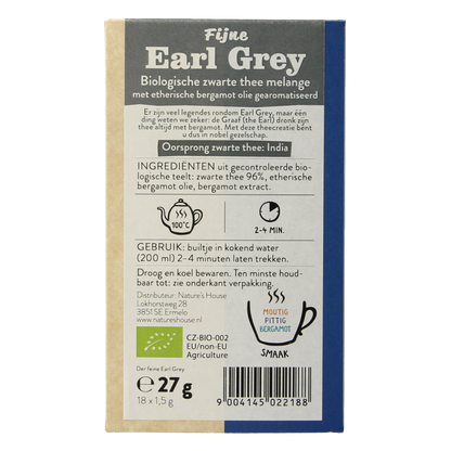 Sonnentor Earl grey thee bio 18 Zakjes