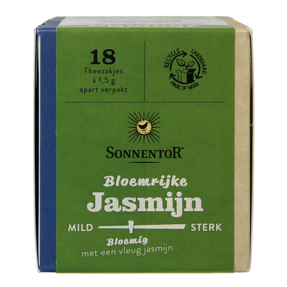 Sonnentor Jasmijn groene thee bio 18.00 Zakjes