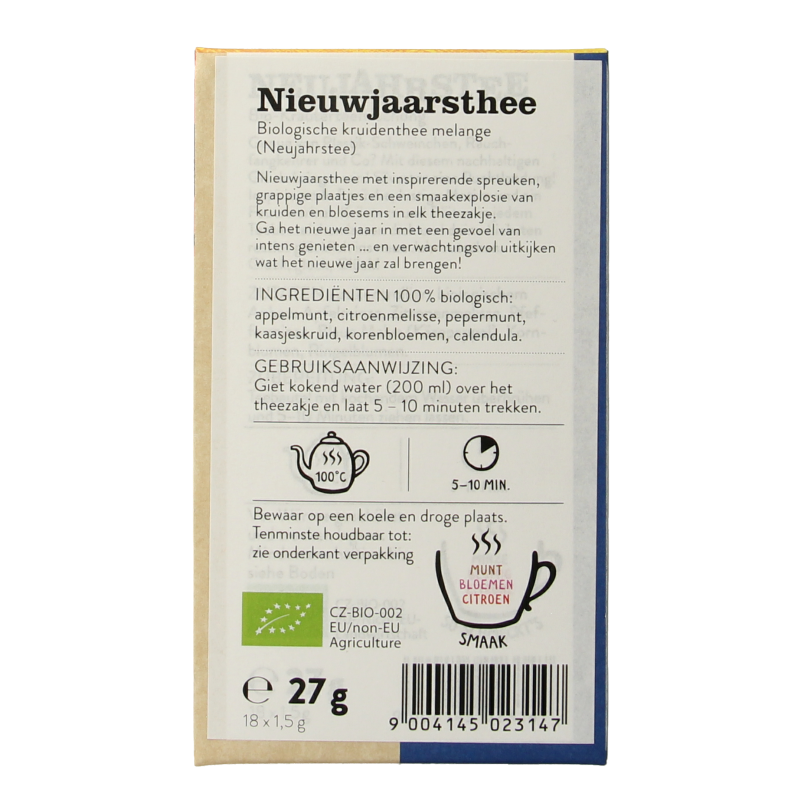 Sonnentor Nieuwjaarsthee bio 18 Zakjes