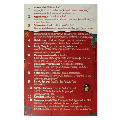 Sonnentor Advent kalender thee bio 24 Stuks