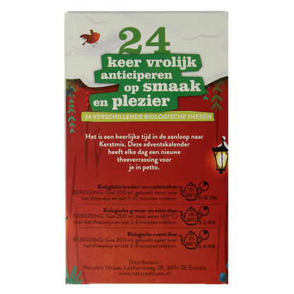 Sonnentor Advent kalender thee bio 24 Stuks