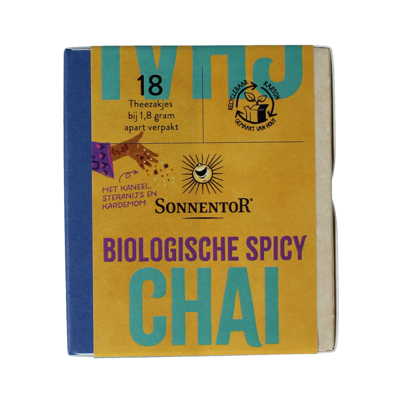 Sonnentor Spicy chai thee bio 18 Zakjes