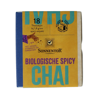Sonnentor Spicy chai thee bio 18 Zakjes