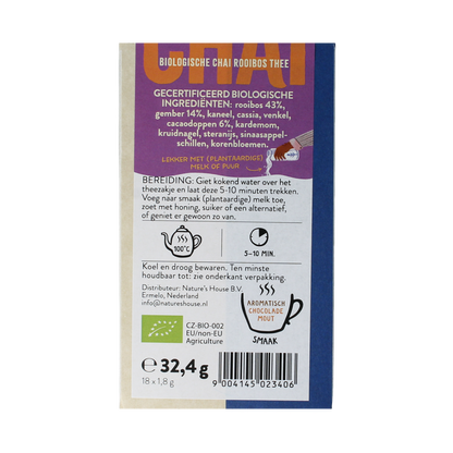 Sonnentor Rooibos chai thee bio 18.00 Zakjes