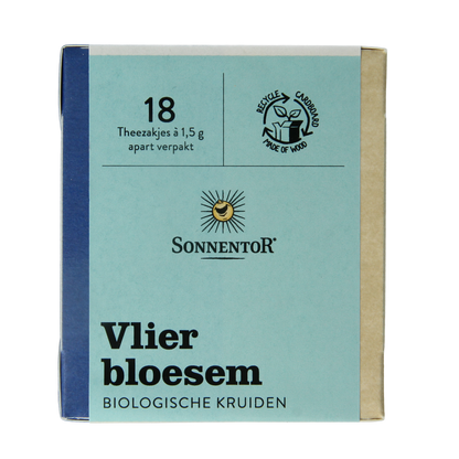 Sonnentor Vlierbloesem thee bio 18.00 Zakjes