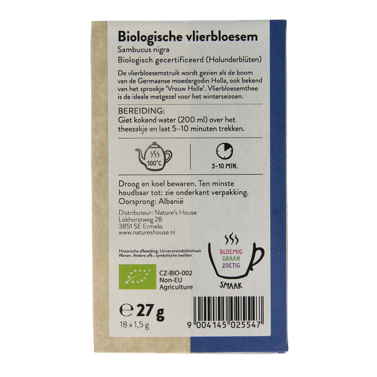 Sonnentor Vlierbloesem thee bio 18.00 Zakjes