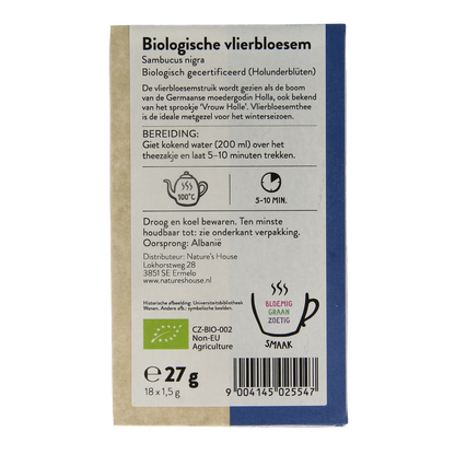 Sonnentor Vlierbloesem thee bio 18.00 Zakjes