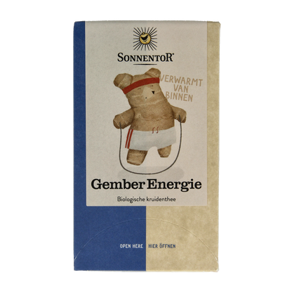 Sonnentor Gember energie thee bio 18 Zakjes