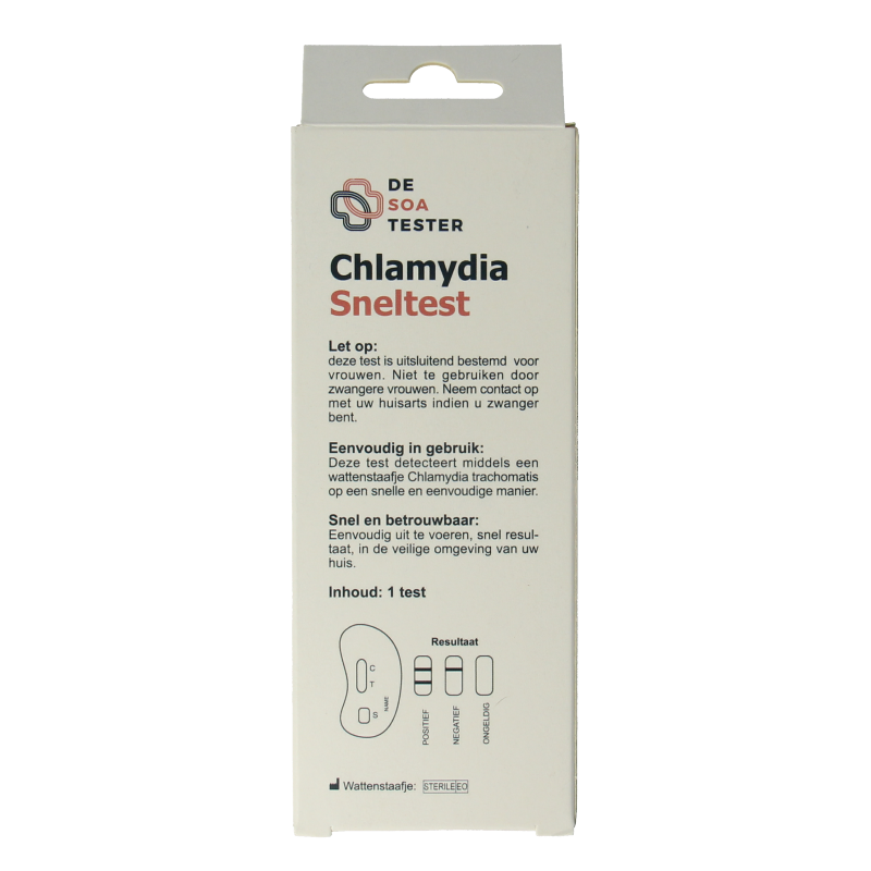 The Tester Chlamydia vrouw test  1 Stuks