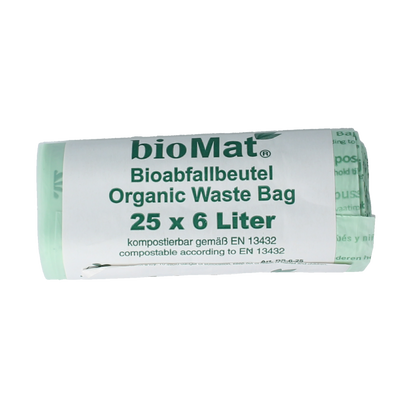 Biomat Wastebag compost 6 liter 25 Stuks
