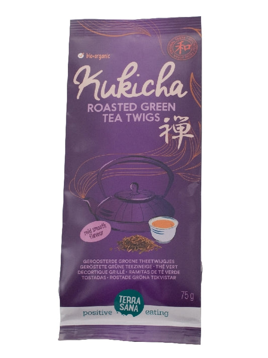 TerraSana Kukicha groene thee twijgen bio 75 Gram