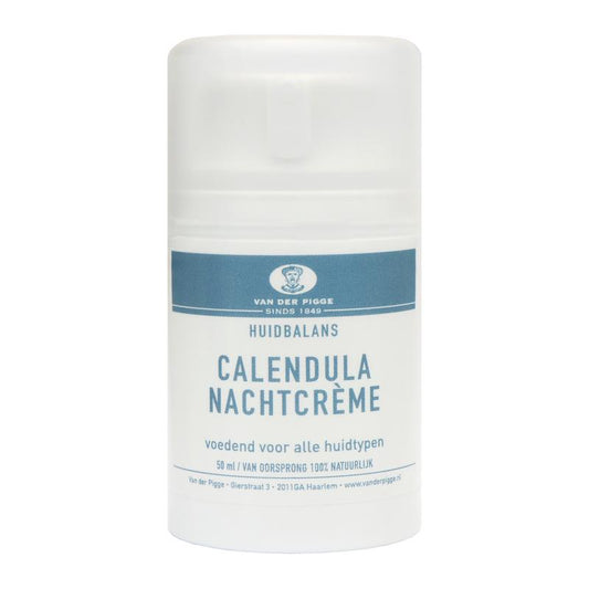 van der Pigge Huidbalans nachtcreme calendula 50.00 Milliliter