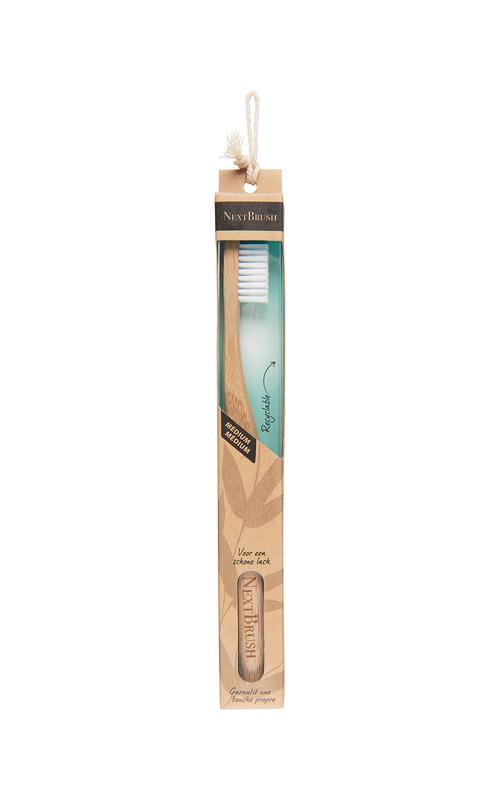 Nextbrush Bamboe tandenborstel medium 1 Stuks