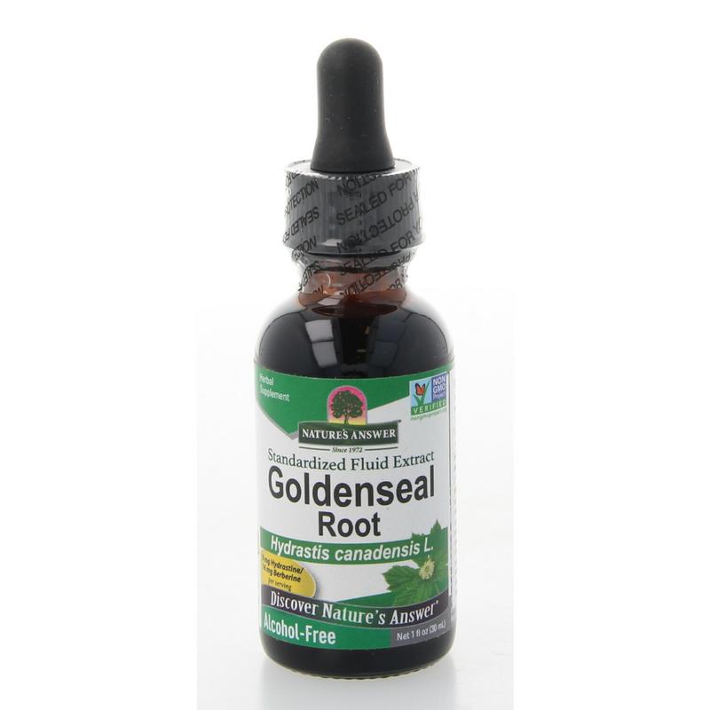 Natures Answer Canadese geelwortel extract alcoholvrij 30 Milliliter