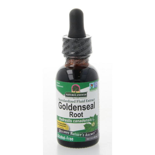 Natures Answer Canadese geelwortel extract alcoholvrij 30 Milliliter