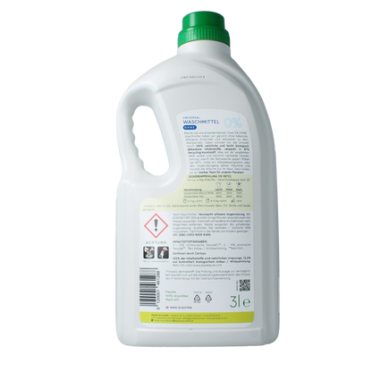 Planet Pure Wasmiddel vloeibaar universeel 0% zero 3 Liter