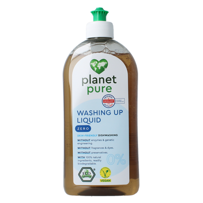 Planet Pure Afwasmiddel 0% zero 500 Milliliter
