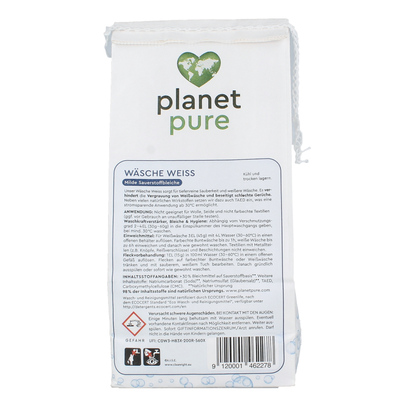 Planet Pure Vlekverwijderaar witte was 450 Gram