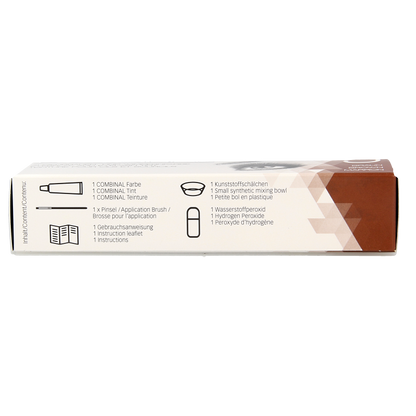 Combinal Wenkbrauwen wimperverf kit bruin 1 Set