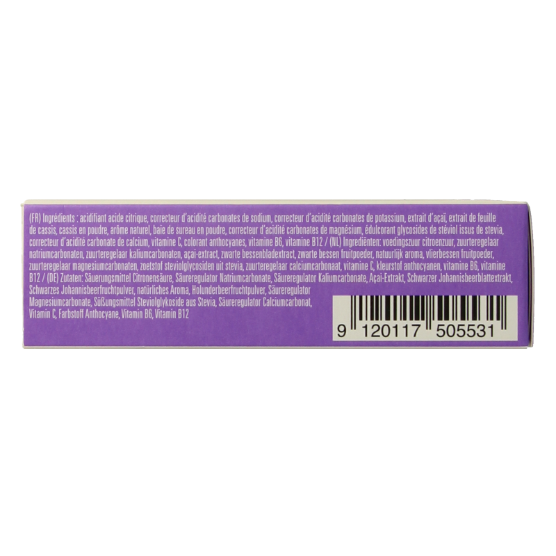Waterdrop  Microdrink boost blackcurrant bruistabletten 12 Stuks