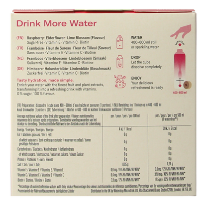 Waterdrop  Microdrink flair raspberry bruistabletten 12 Stuks
