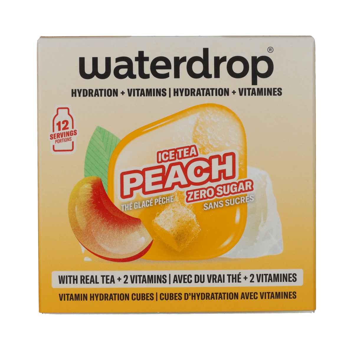 Waterdrop  Microdrink ice tea peach bruistabletten 12.00 Stuks