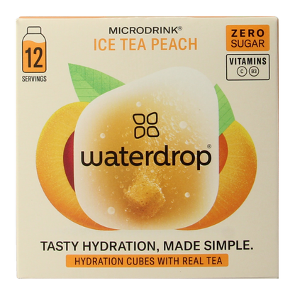 Waterdrop  Microdrink ice tea peach bruistabletten 12.00 Stuks