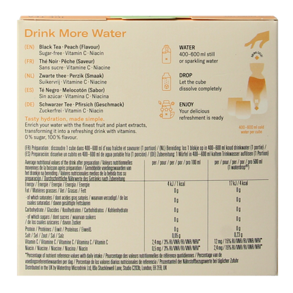 Waterdrop  Microdrink ice tea peach bruistabletten 12.00 Stuks