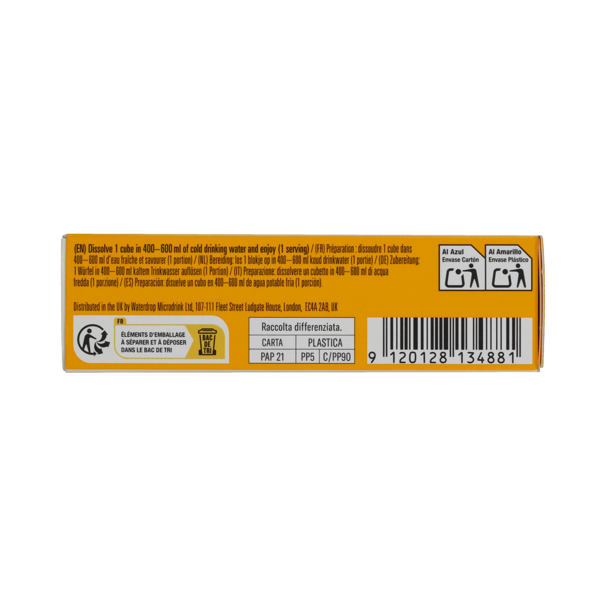 Waterdrop  Microdrink ice tea peach bruistabletten 12.00 Stuks