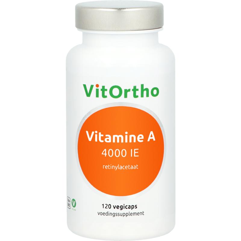 VitOrtho Vitamine A 4000IE 120 Vegetarische capsules