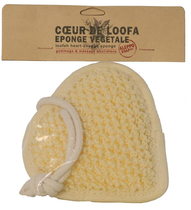 Aleppo Soap Co Loofa natuurspons hart 1 Stuks