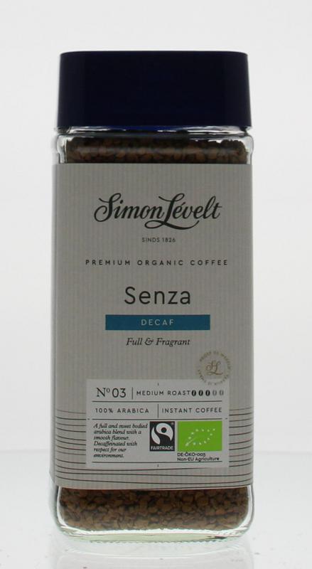 Simon Levelt Cafe organico senza decaf instant bio 100.00 Gram